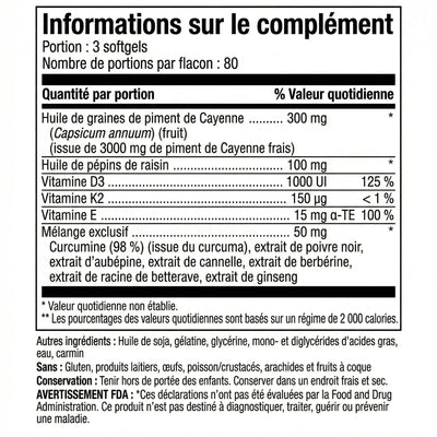 CAPSAICIN POWER® Circulation et Vitalité